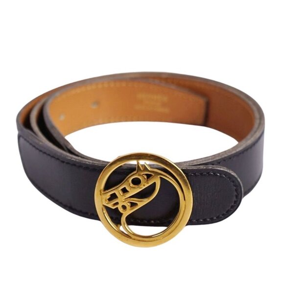 Hermes \'82 Belt Cheval Leather Belt Reversible